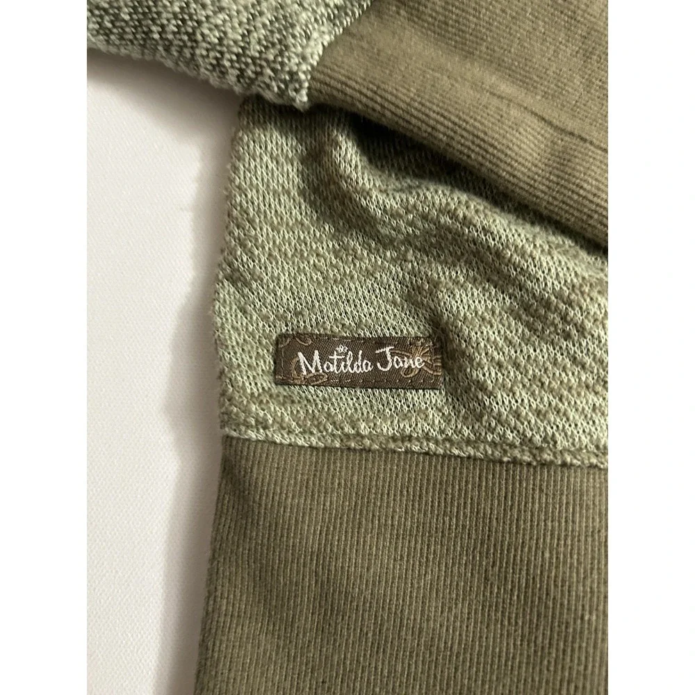 Matilda Jane Secret Fields Lowland Marsh Olive Hooded Jacket L